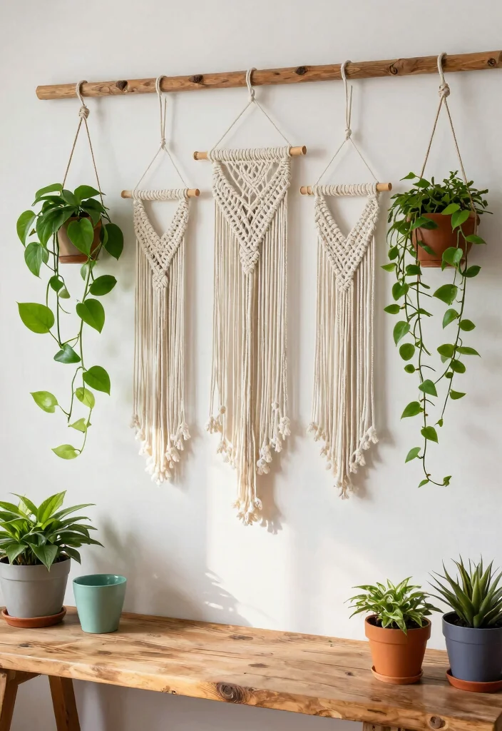 17 Planter Garden Ideas That Add Instant Color - 7. DIY Macramé Hangers 1