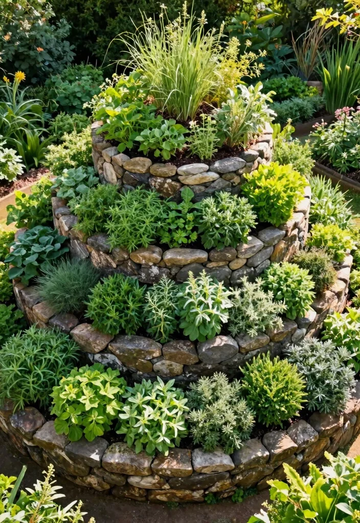 17 Square Foot Gardening Layout Raised Beds for Maximum Yield 40 17 Square Foot Gardening Layout Raised Beds for Maximum Yield - 10. Herb Spiral Design 1