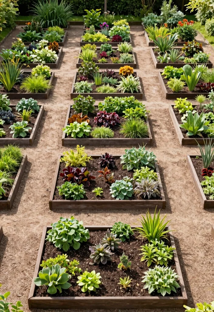 17 Square Foot Gardening Layout Raised Beds for Maximum Yield 28 17 Square Foot Gardening Layout Raised Beds for Maximum Yield - 8. Grid Pattern Layout 1