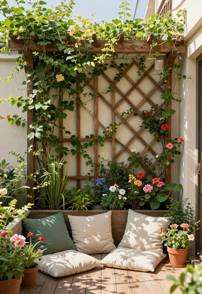 17 Uncovered Patio Ideas That Feel Open & Airy 30 17 Uncovered Patio Ideas That Feel Open & Airy - 10. Trellis with Climbing Plants 1