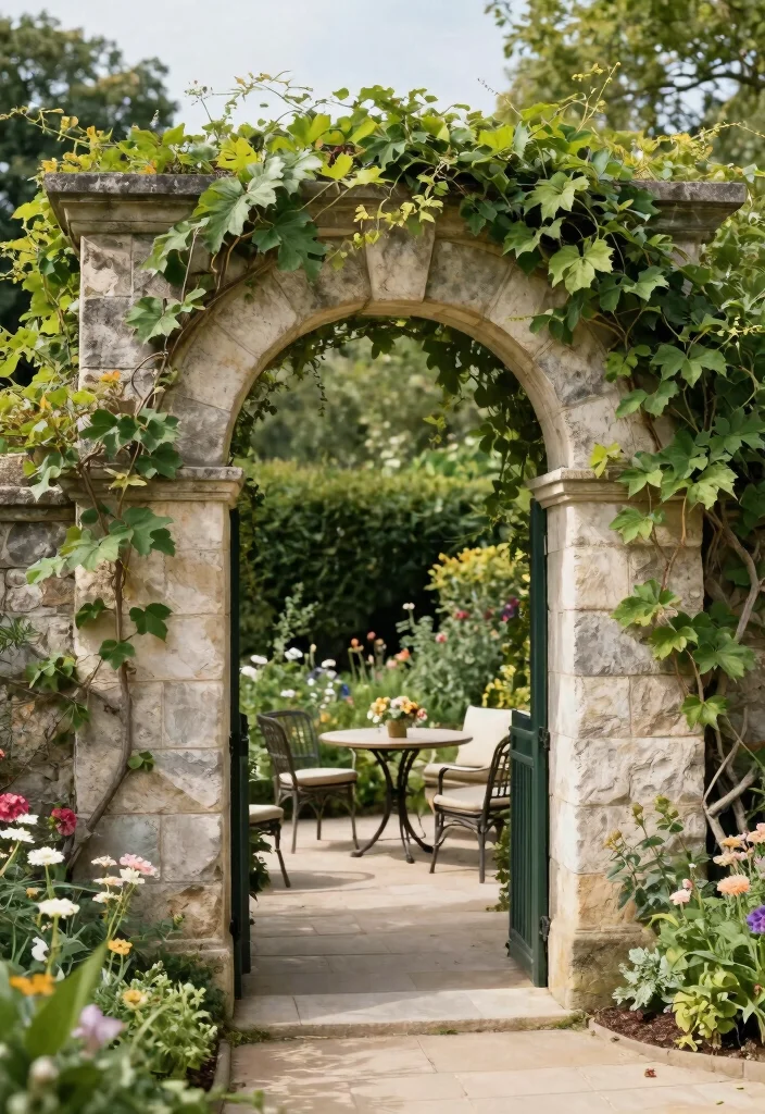 18 Covered Outdoor Patio Ideas for Stylish Shade 33 18 Covered Outdoor Patio Ideas for Stylish Shade - 13. Stone Archways 1