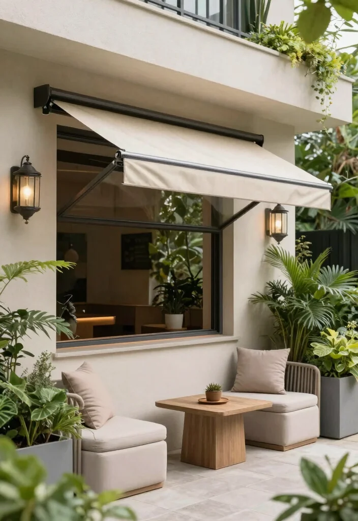 18 Covered Outdoor Patio Ideas for Stylish Shade 45 18 Covered Outdoor Patio Ideas for Stylish Shade - 15. Wall-Mounted Shade Solutions 1