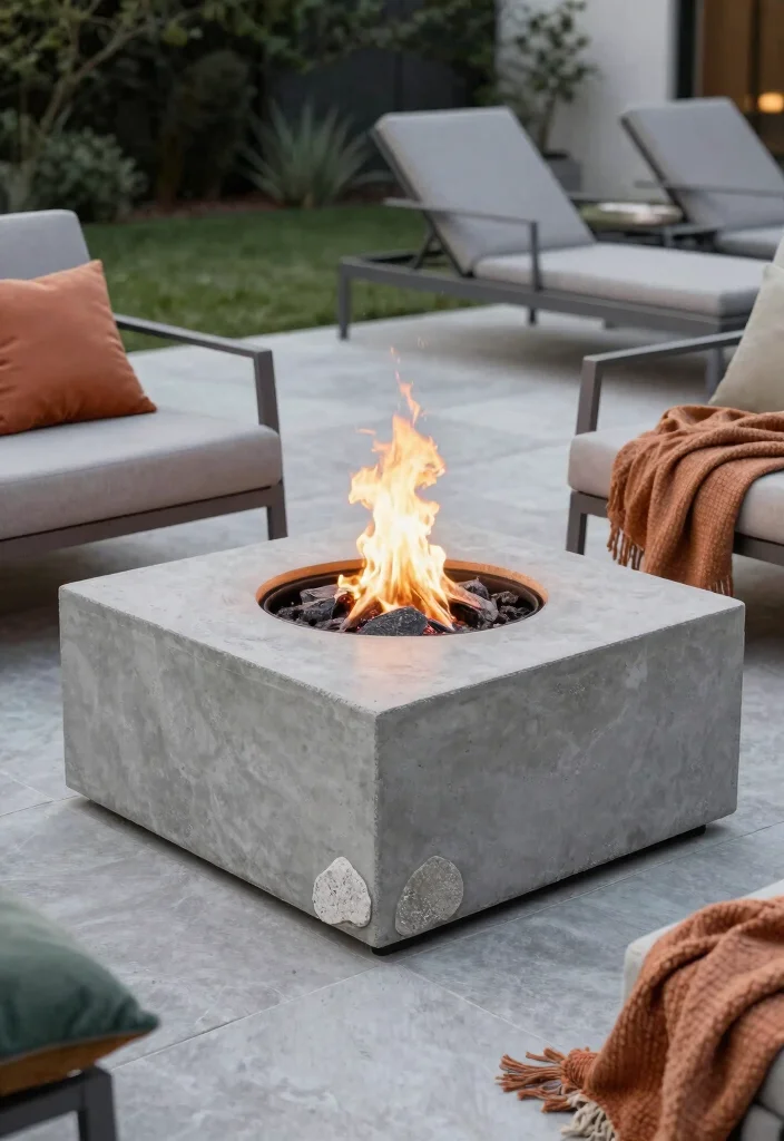18 Outdoor Fire Pit 2026 Trending Ideas for Cozy Backyard Nights - 2. DIY Concrete Fire Pit 1