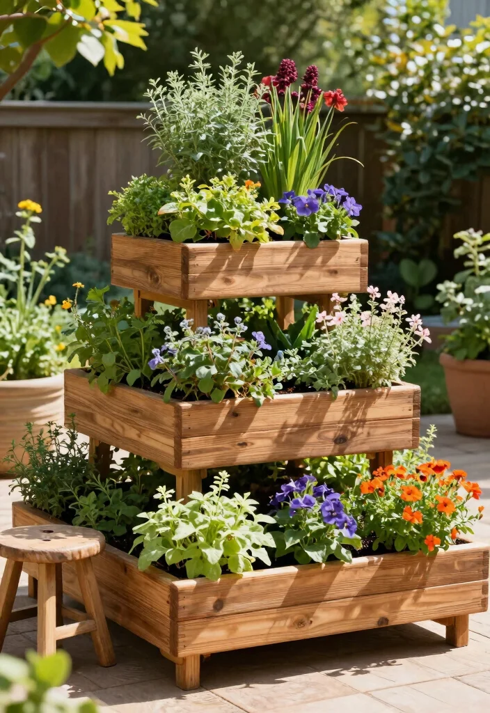 18 Raised Garden Beds Ideas Layout That Maximize Harvest 23 18 Raised Garden Beds Ideas Layout That Maximize Harvest - 3. Multi-Tiered Planters 1