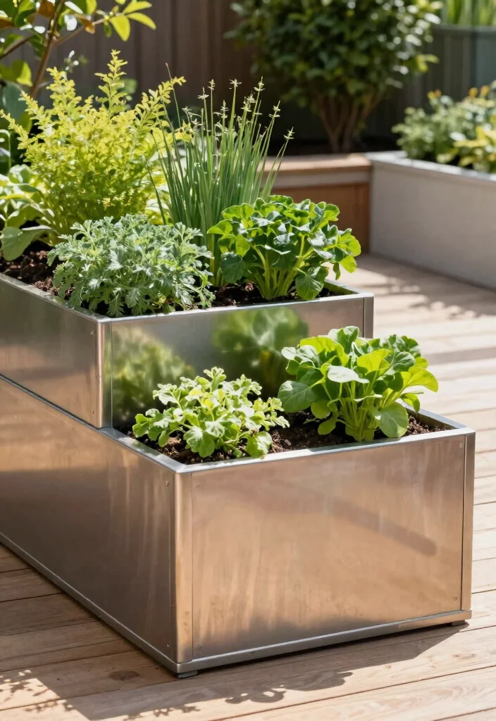 18 Raised Garden Beds Ideas Layout That Maximize Harvest 25 18 Raised Garden Beds Ideas Layout That Maximize Harvest - 5. Tiered Metal Garden Beds 1
