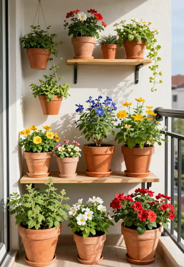 18 Small Balcony Garden Ideas Indian Homes Will Adore 5 18 Small Balcony Garden Ideas Indian Homes Will Adore - 5. Colorful Container Gardens 1