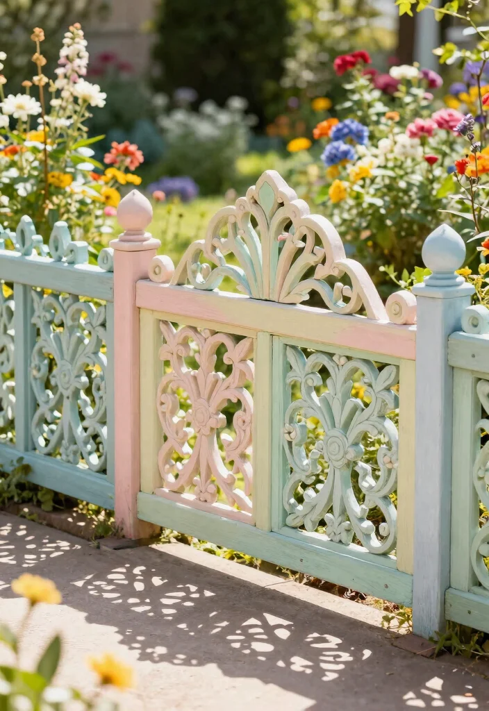 18 Wooden Fence Ideas That Never Go Out of Style 41 18 Wooden Fence Ideas That Never Go Out of Style - 11. Decorative Wooden Fencing 1