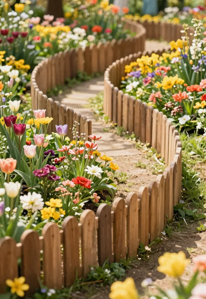 18 Wooden Fence Ideas That Never Go Out of Style 56 18 Wooden Fence Ideas That Never Go Out of Style - 16. Curved Wooden Fencing 1