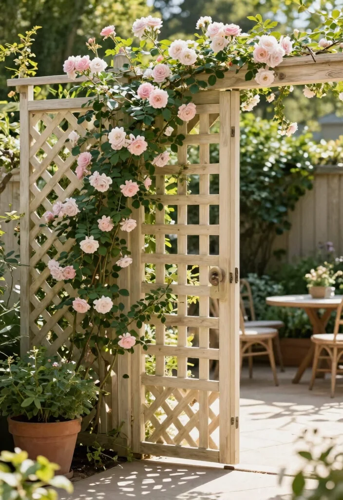 18 Wooden Fence Ideas That Never Go Out of Style 27 18 Wooden Fence Ideas That Never Go Out of Style - 7. Lattice Fencing 1