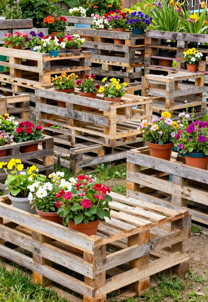 18 Wooden Fence Ideas That Never Go Out of Style 39 18 Wooden Fence Ideas That Never Go Out of Style - 9. Rustic Pallet Fencing 1